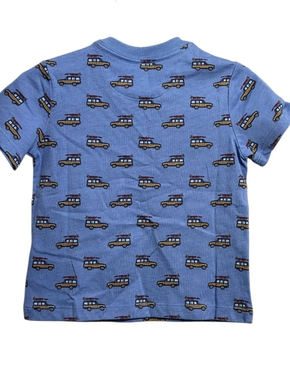 Ralph Lauren Baby Boy Car Print Blue Short Sleeve T-Shirt Toddler 12 Months